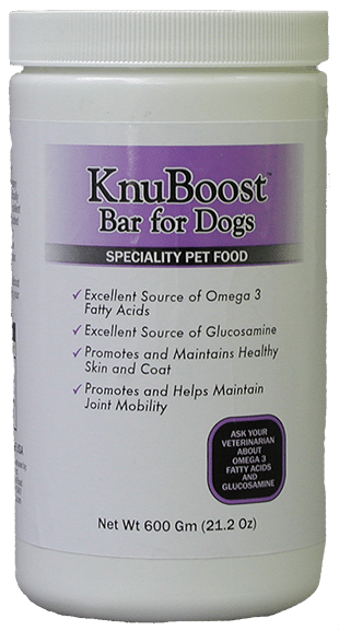 specialty pet food in container knuboost