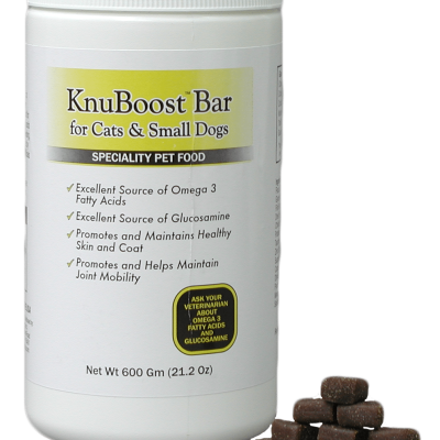 KnuBoost bars cats and Dogs with Treats